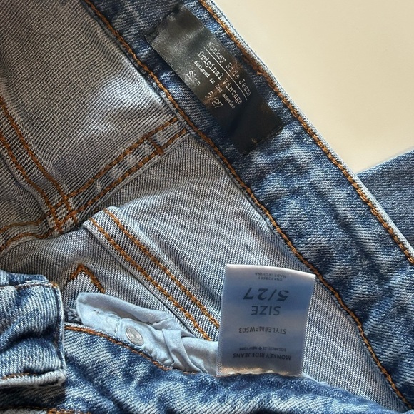 Monkey ride Jeans - EnJean Dark Blue Jeans & Blue jeans 3 pair size 5/27 (f) - Picture 5 of 16